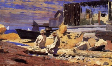 ボートを待ちながら リアリズム画家ウィンスロー・ホーマー Oil Paintings